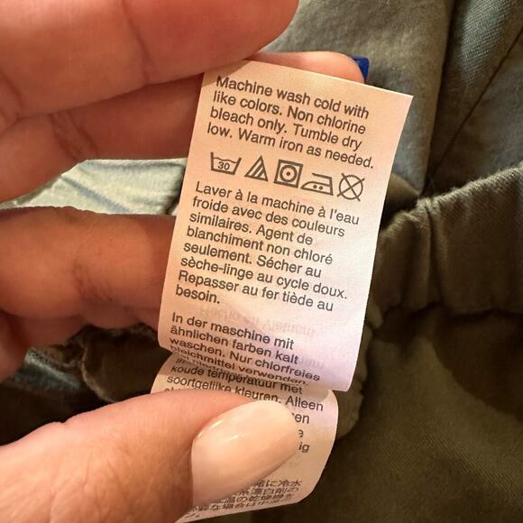 Madewell Green Shorts Women's Size Small‎ Flowy Classic Minimalist Vacation - Picture 6 of 7